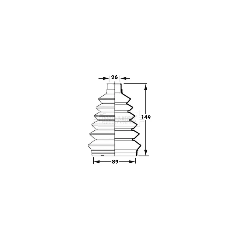 Joint-soufflet, arbre de commande BORG & BECK BCB2367