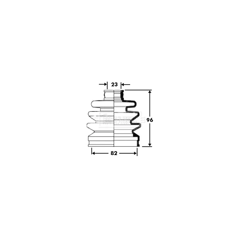 Joint-soufflet, arbre de commande BORG & BECK BCB2369