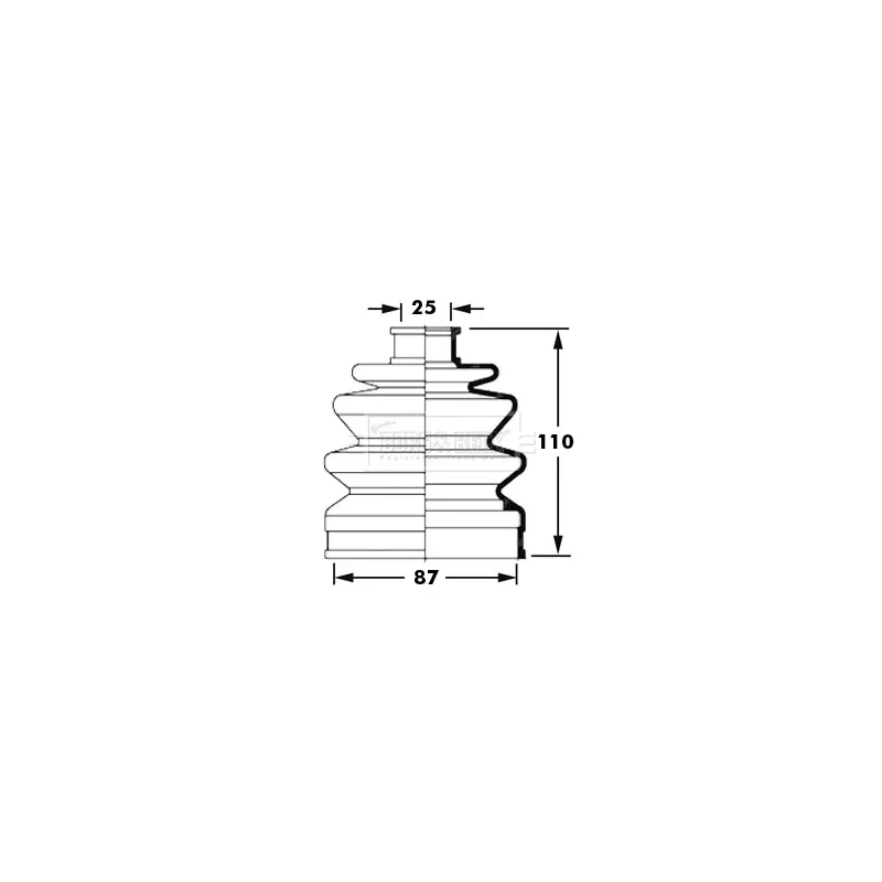 Joint-soufflet, arbre de commande BORG & BECK BCB2387