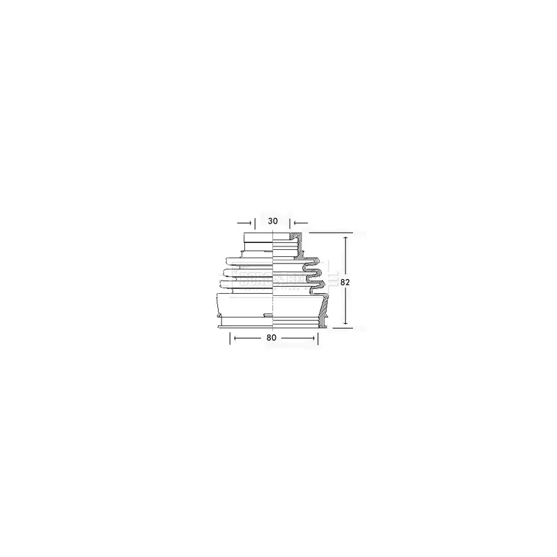 Joint-soufflet, arbre de commande BORG & BECK BCB2577