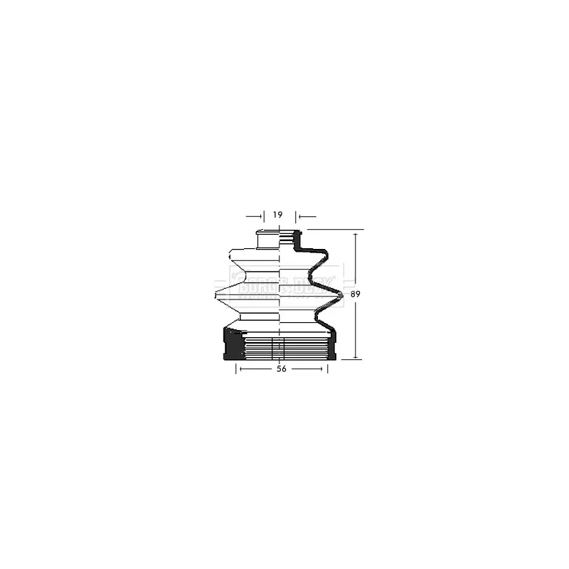 Joint-soufflet, arbre de commande BORG & BECK BCB2723