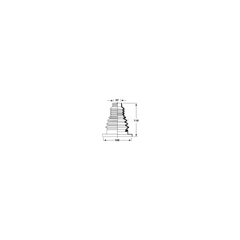 Joint-soufflet, arbre de commande BORG & BECK BCB2804