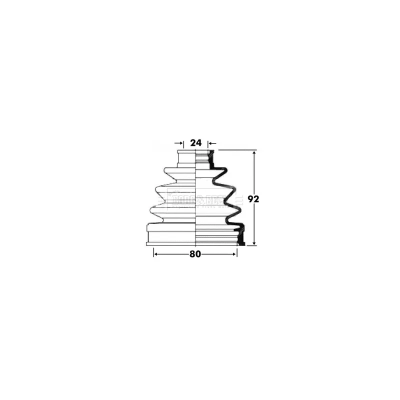Joint-soufflet, arbre de commande BORG & BECK BCB2837