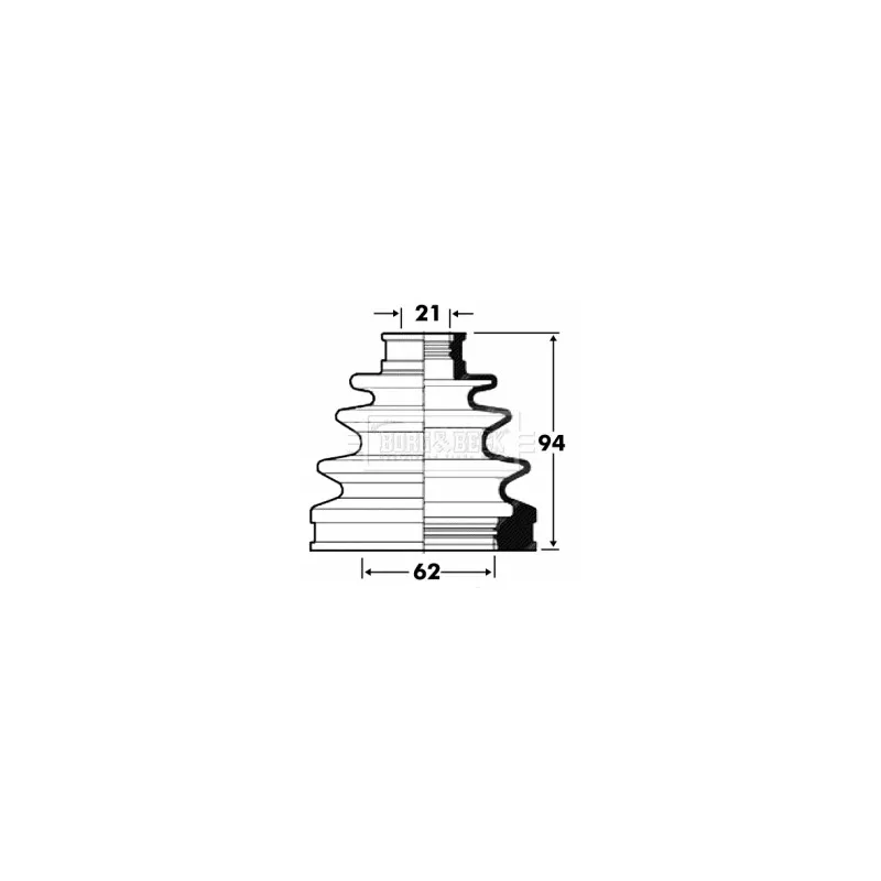 Joint-soufflet, arbre de commande BORG & BECK BCB2875