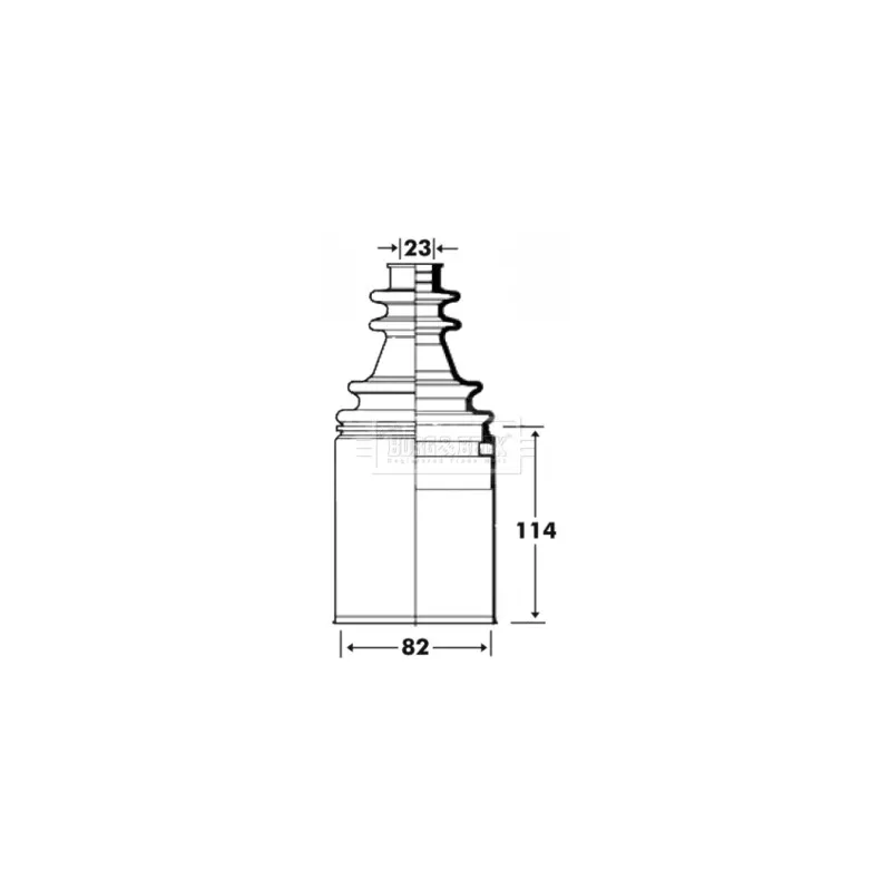 Joint-soufflet, arbre de commande BORG & BECK BCB2915