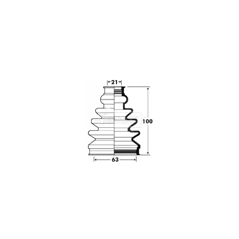 Joint-soufflet, arbre de commande BORG & BECK BCB2920