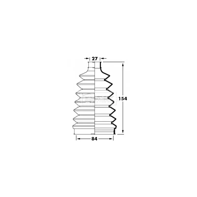 Joint-soufflet, arbre de commande BORG & BECK BCB6019