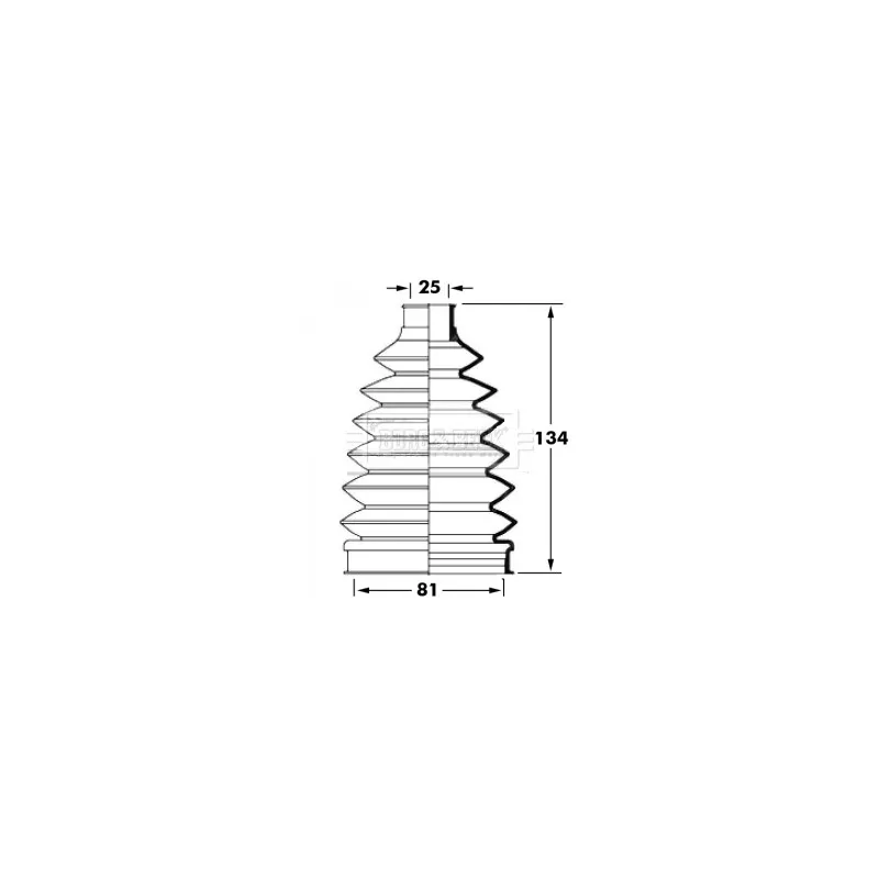 Joint-soufflet, arbre de commande BORG & BECK BCB6028