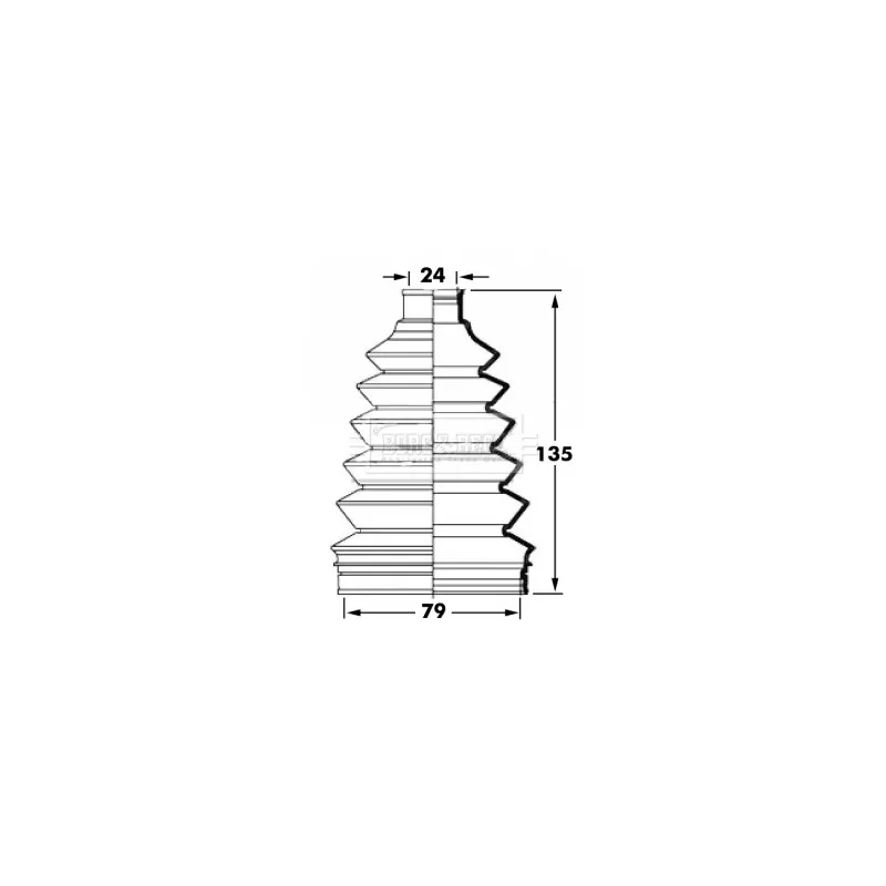 Joint-soufflet, arbre de commande BORG & BECK BCB6034