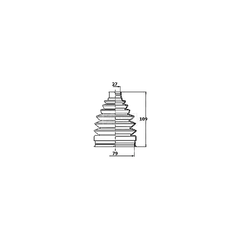Joint-soufflet, arbre de commande BORG & BECK BCB6162