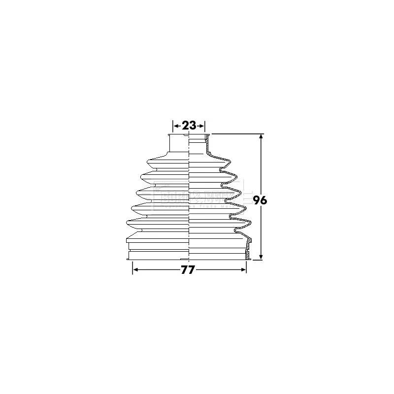Joint-soufflet, arbre de commande BORG & BECK BCB6247