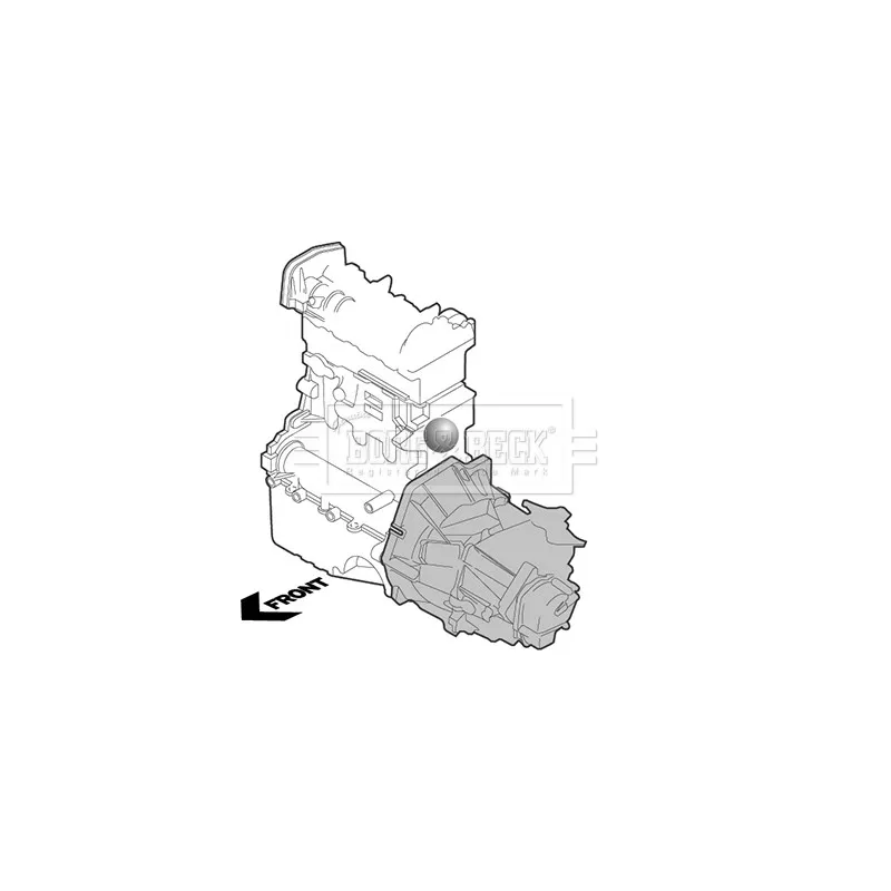 Support moteur BORG & BECK BEM4386
