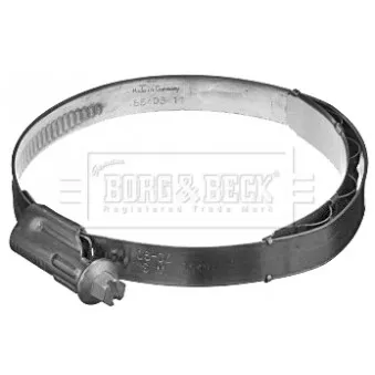 Bride de fixation, gaine de suralimentation BORG & BECK BHC1005S