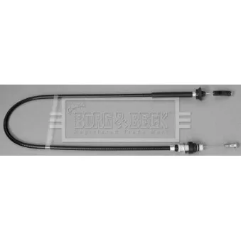 Câble d'accélération BORG & BECK BKA1092