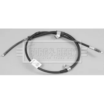 Tirette à câble, frein de stationnement BORG & BECK BKB1615