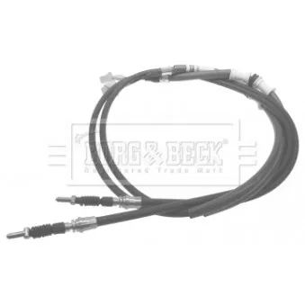 Tirette à câble, frein de stationnement BORG & BECK BKB2340