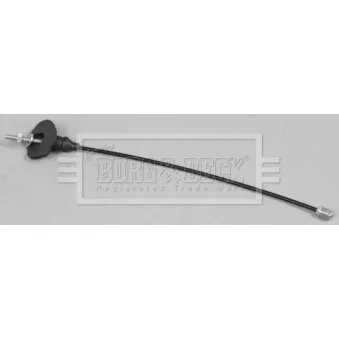 Tirette à câble, frein de stationnement BORG & BECK BKB2501