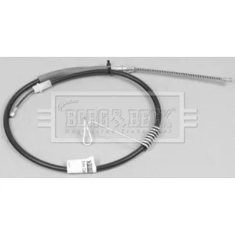 Tirette à câble, frein de stationnement BORG & BECK BKB2512