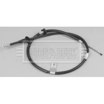 Tirette à câble, frein de stationnement BORG & BECK BKB2520
