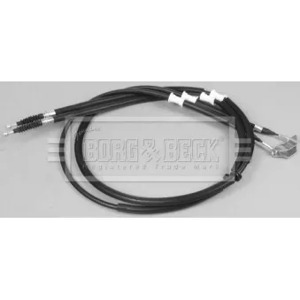 Tirette à câble, frein de stationnement BORG & BECK BKB2587