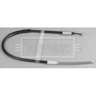 Tirette à câble, frein de stationnement BORG & BECK BKB2599