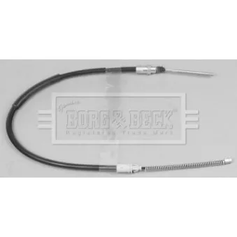 Tirette à câble, frein de stationnement BORG & BECK BKB2600