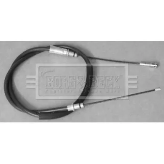 Tirette à câble, frein de stationnement BORG & BECK BKB3206