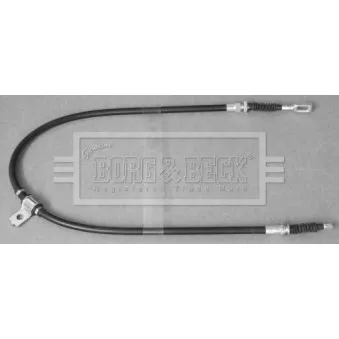 Tirette à câble, frein de stationnement BORG & BECK BKB3231