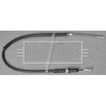 Tirette à câble, frein de stationnement BORG & BECK BKB3504