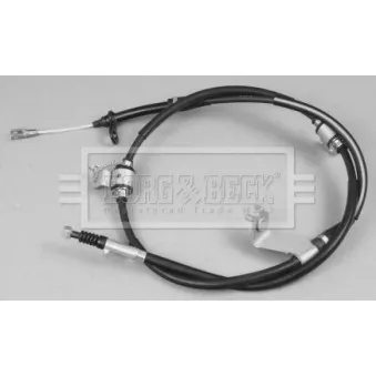 Tirette à câble, frein de stationnement BORG & BECK BKB3778