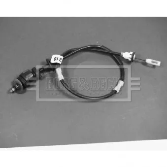 Tirette à câble, commande d'embrayage BORG & BECK BKC1318