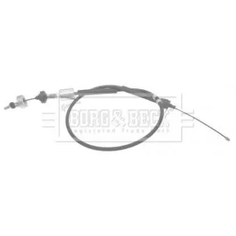 Tirette à câble, commande d'embrayage BORG & BECK BKC1452
