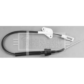 Tirette à câble, commande d'embrayage BORG & BECK BKC2052