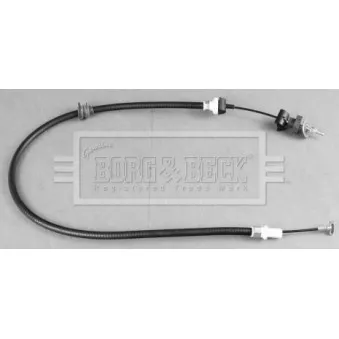 Tirette à câble, commande d'embrayage BORG & BECK BKC2060