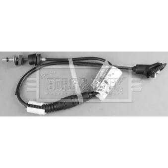 Tirette à câble, commande d'embrayage BORG & BECK BKC2067