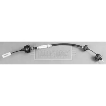 Tirette à câble, commande d'embrayage BORG & BECK BKC2081