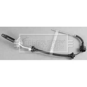 Tirette à câble, commande d'embrayage BORG & BECK BKC2084