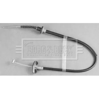Tirette à câble, commande d'embrayage BORG & BECK BKC2087