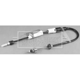 Tirette à câble, commande d'embrayage BORG & BECK BKC2090