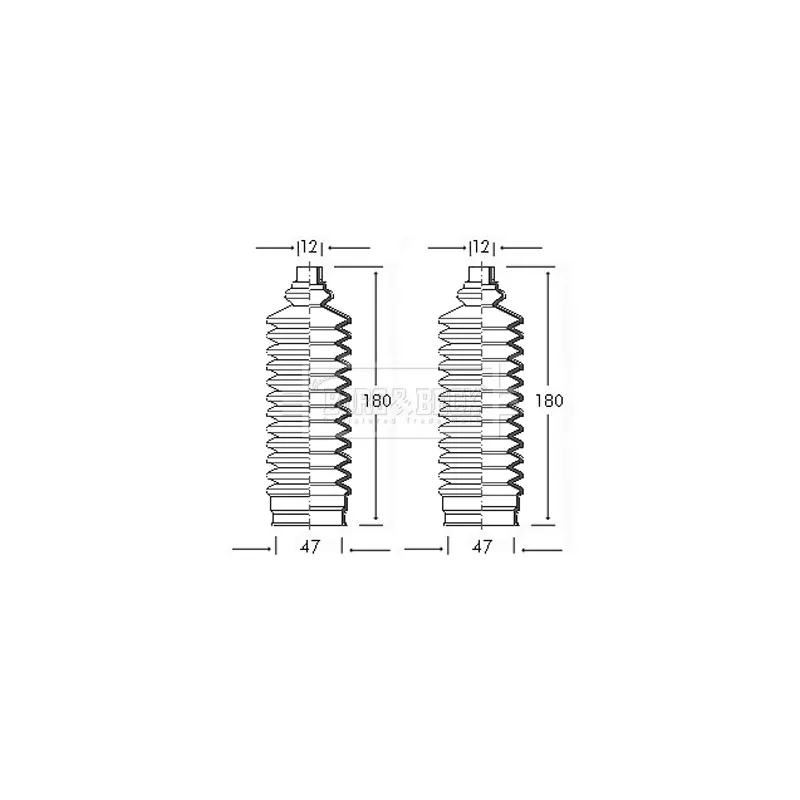 Joint-soufflet, direction BORG & BECK BSG3001