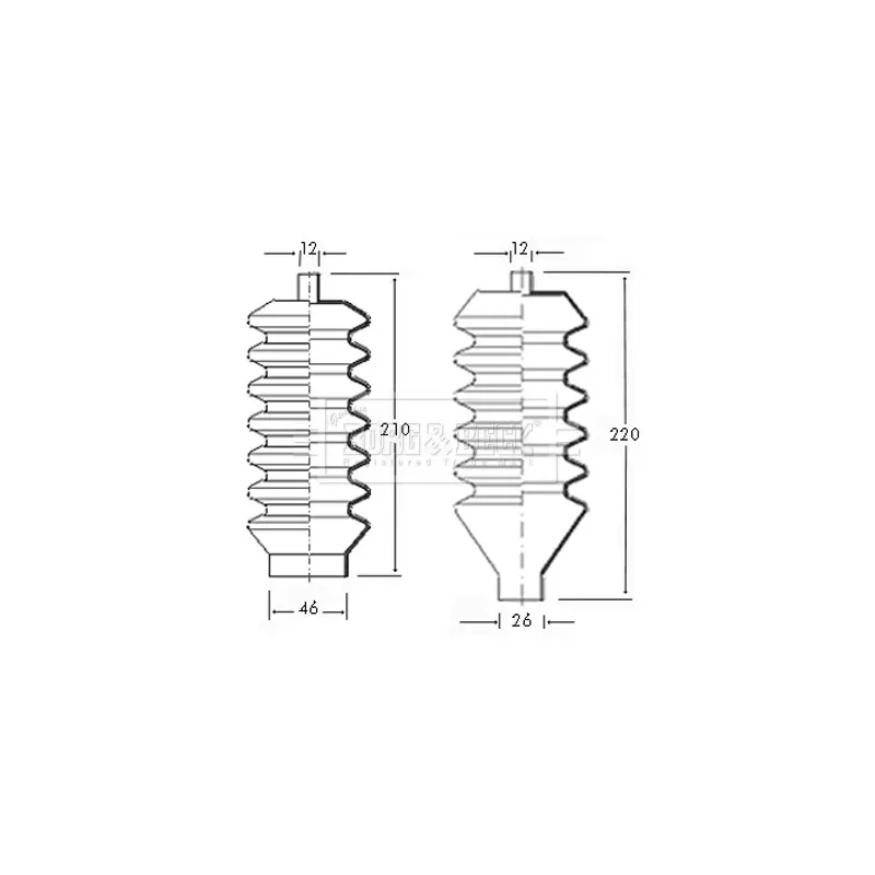 Joint-soufflet, direction BORG & BECK BSG3012
