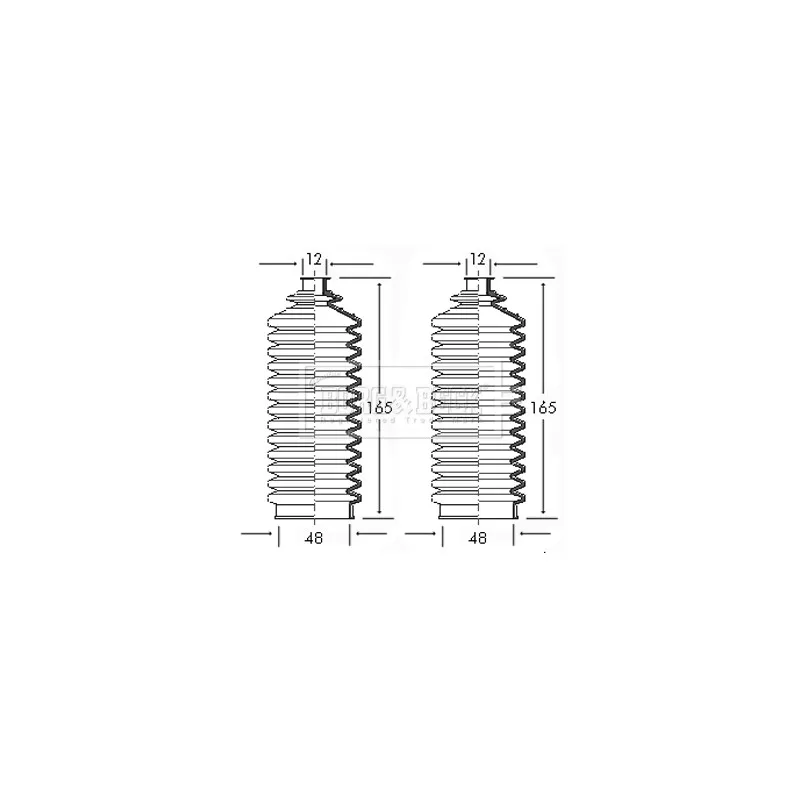 Joint-soufflet, direction BORG & BECK BSG3020
