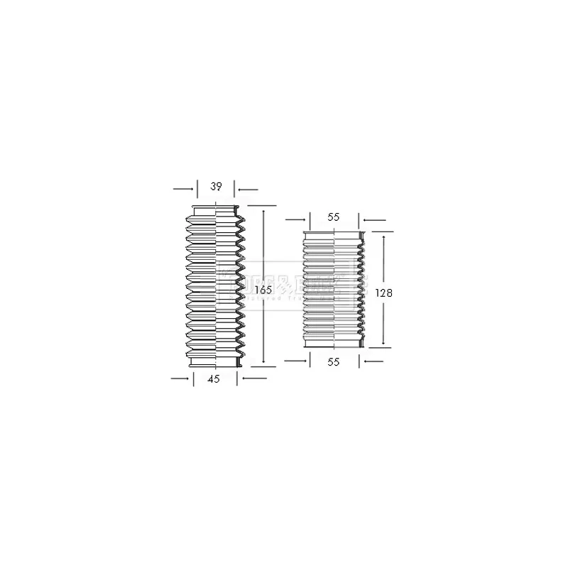 Joint-soufflet, direction BORG & BECK BSG3021
