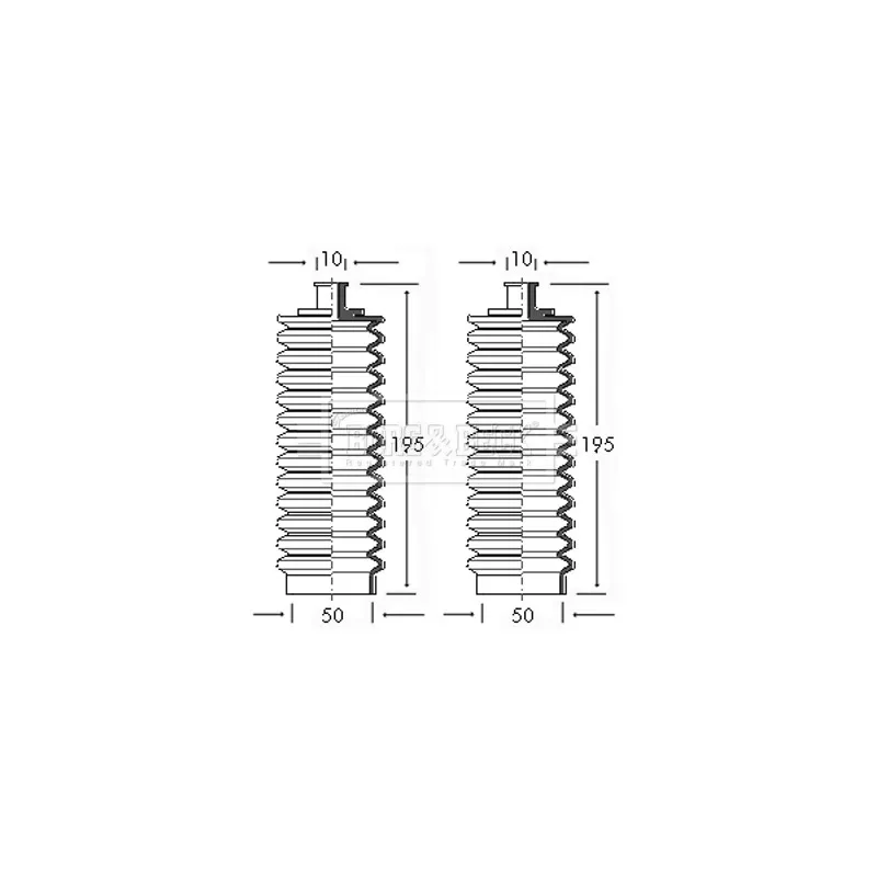Joint-soufflet, direction BORG & BECK BSG3028