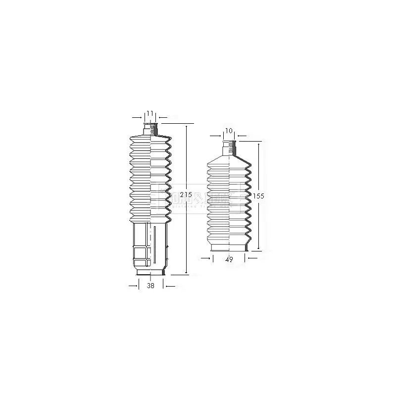 Joint-soufflet, direction BORG & BECK BSG3032