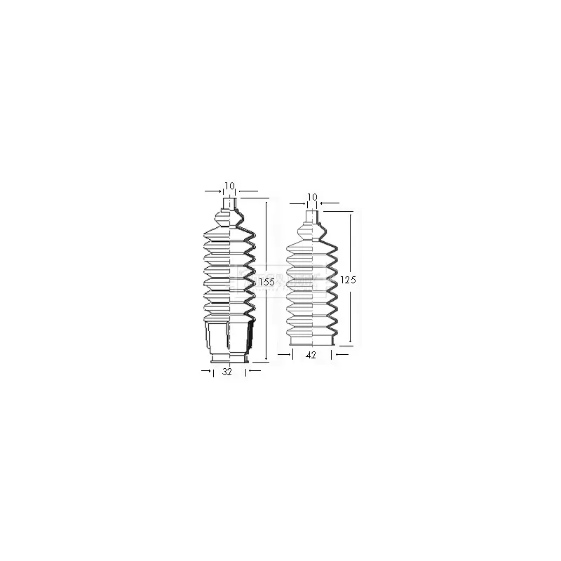 Joint-soufflet, direction BORG & BECK BSG3033