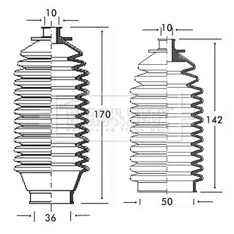 Joint-soufflet, direction BORG & BECK