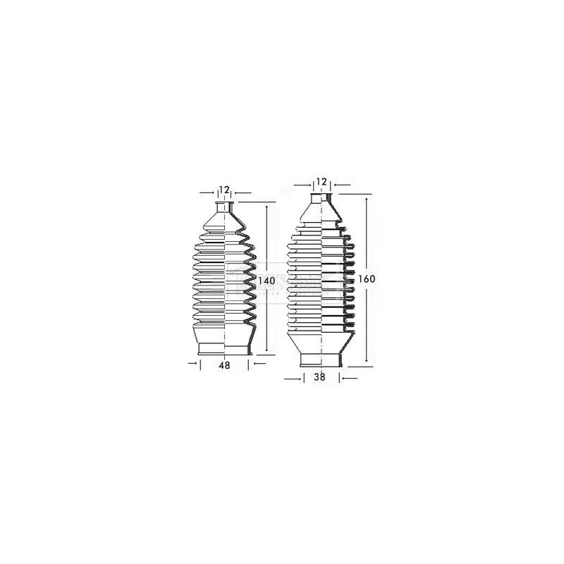 Joint-soufflet, direction BORG & BECK BSG3079