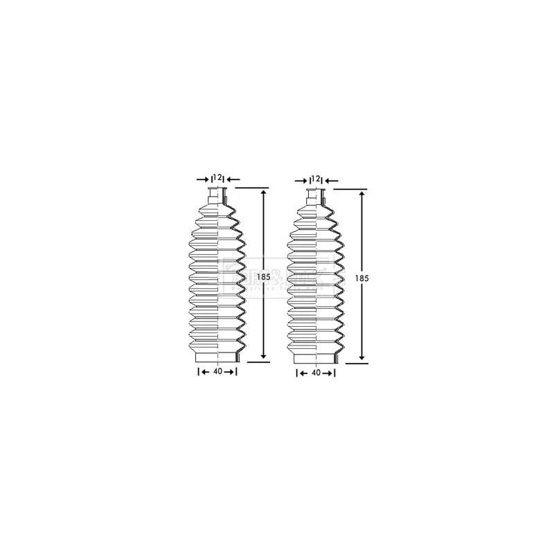 Joint-soufflet, direction BORG & BECK BSG3128