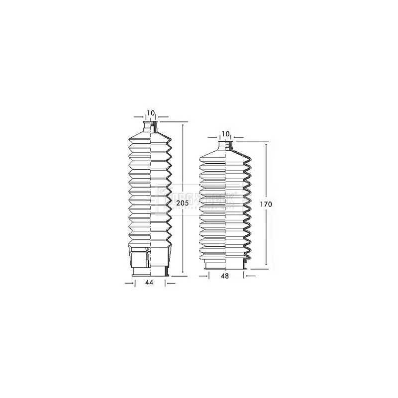 Joint-soufflet, direction BORG & BECK BSG3129